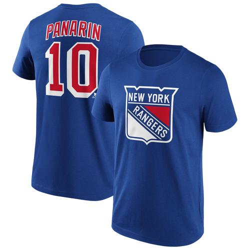 T-Shirt Graphique Avec Nom Et Numéro Des Rangers De New York - Panarin 10 - Homme