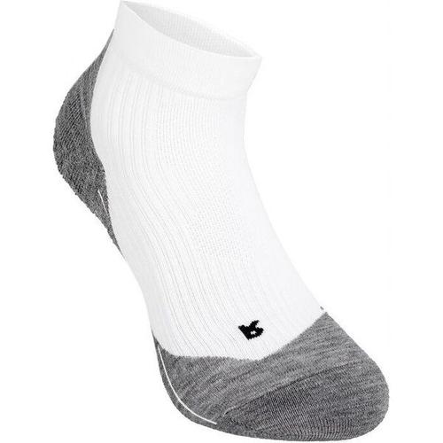 Te4 Short Chaussettes De Sport Femmes - Blanc , Gris Foncé