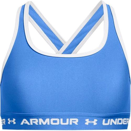 Crossback Mid Solid Soutien-Gorge Sport Filles - Bleu , Blanc