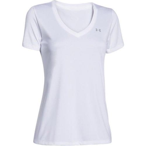 Tech Solid T-Shirt Femmes - Blanc , Argent