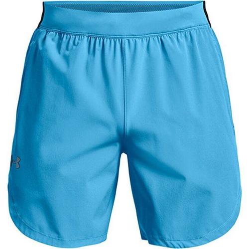 Stretch-Woven Shorts Hommes - Bleu