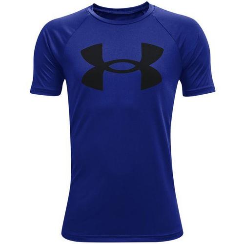 Tech Big Logo T-Shirt Garçons - Bleu , Noir