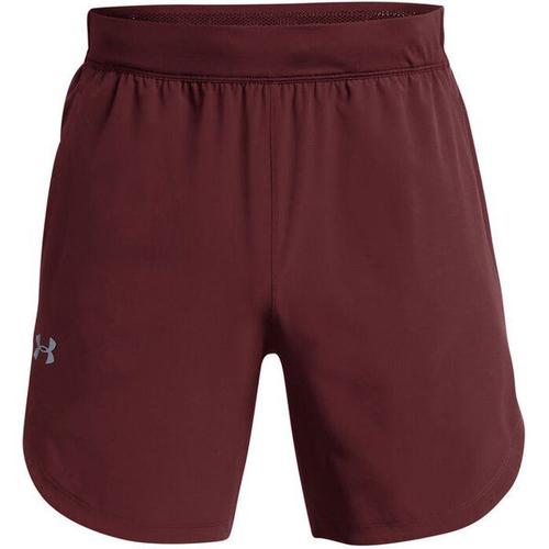 Stretch-Woven Shorts Hommes - Rouge