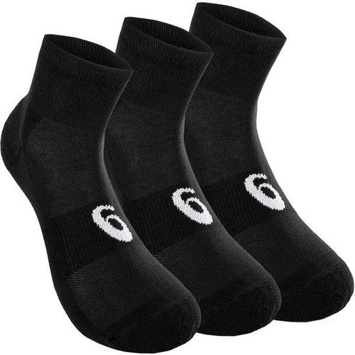 Quarter Chaussettes De Sport Pack De 3 - Noir , Blanc