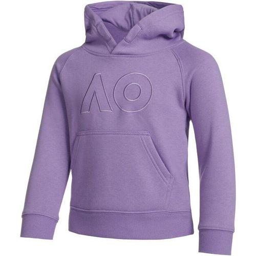 Ao Embroidered Logo Sweat À Capuche Filles - Violet