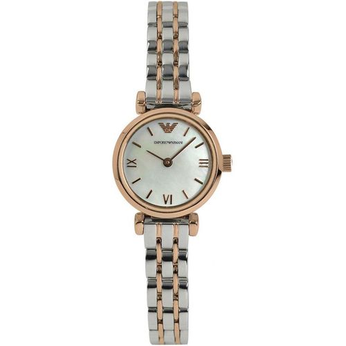 Emporio Armani Ar1764 Femme Montre Rose Gold Analogique Métal Nouveau