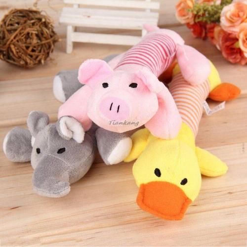 Jouets De Dessin Animé Pour Chien Jouets Sonores Pour Chiot En Animal Domestique Couchette Piqueuse Son Canard Cochon Et Éléphant Jouets De Dessin Animé Pour Chien 2018