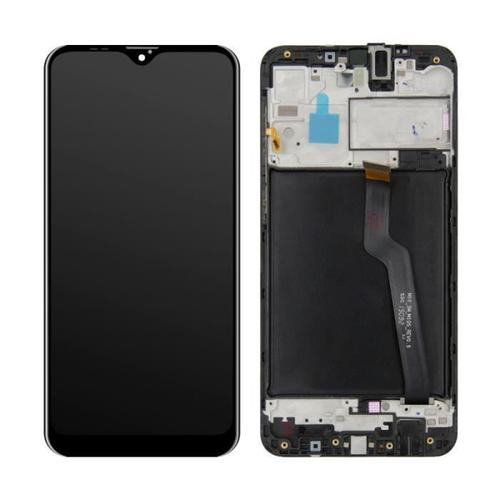 Écran Lcd Oem Et Numériseur + Partie Du Cadre De Montage Pour Samsung Galaxy A10 A105 A105f - Noir