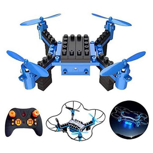 2.4g Diy Building Blocks Drone (6-Axis Gyro), Avec Caméra Hd Wifi Fpv Rc Drone Model, Enfants Assemblage Jouet Éducation Nouveau Style-Xinlan