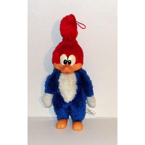 Peluche Woody Woodpecker Vintage Walter Lantz Doudou Pic Vert Woody 22 Cm