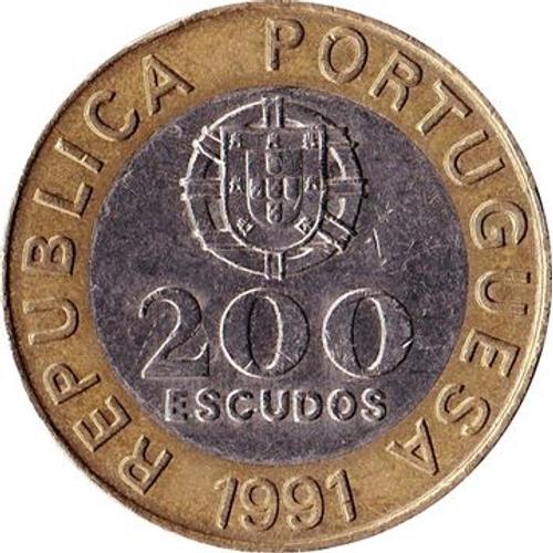 Pièce De 200 Escudos Portugal