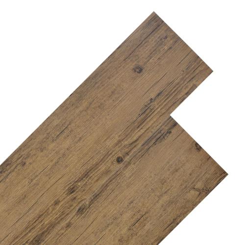 Planches De Plancher Pvc 4,46 M² 3 Mm Marron Noyer