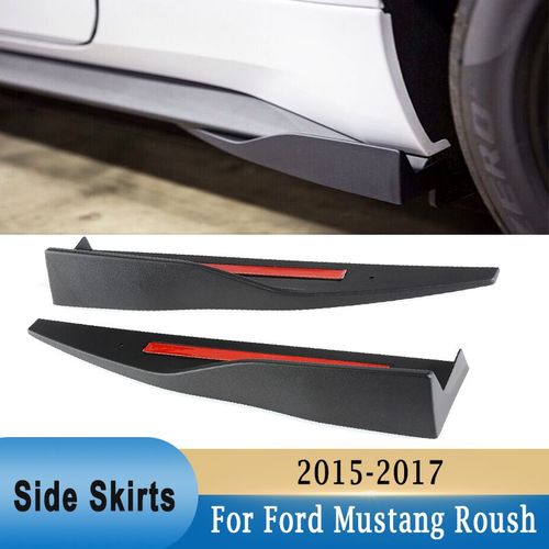 Jupes Latérales De Voiture, 36cm, Extension Ailes De Pare-Choc Pour Ford Mustang Roush 2015 ¿ 2017