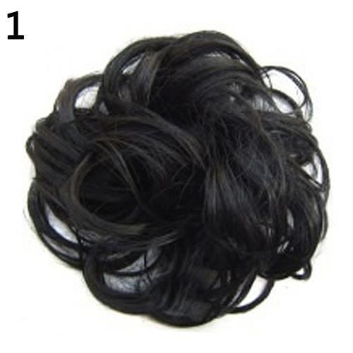 Extension De Cheveux Synthétiques Cheveux Bouclés Chignon Synthétique 1 
