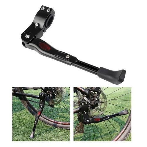 Foxnovo Côté Bicyclette Alliage D'aluminium Réglable Universel Vtt Route Béquille (Noir)