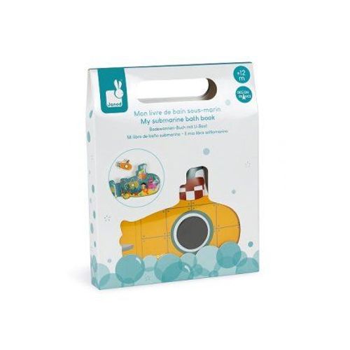 Mon Livre De Bain Sous-Marin 16 X 11,5 Cm + Figurine En Mousse - Illustrations Animaux, Sirenes - Jouet De Bain Bebe 1 An / 12 Mois