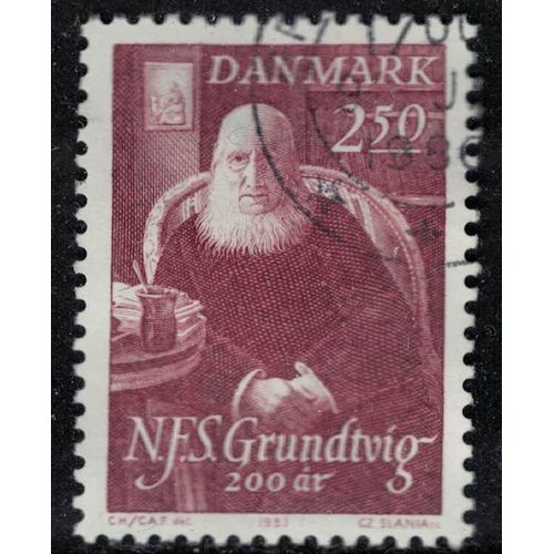 Danemark 1983 Oblitéré Used Pasteur Nikolai Frederik Severin N.F.S. Grundtvig Su