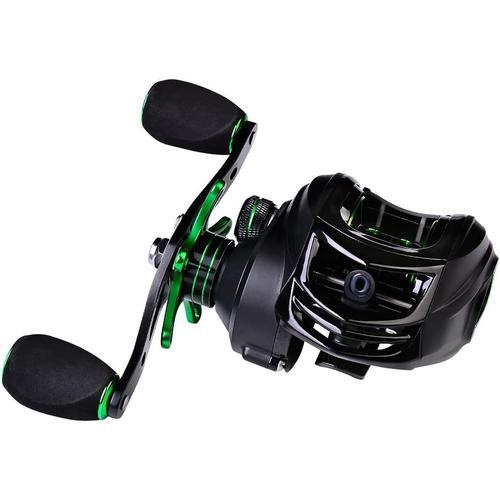 Dw135 Moulinet De Pêche Baitcasting 9+ 1bb Haute Vitesse Roulements À Billes 7.2:1 Avec Système De Freinage Magnétique Moulinet Casting