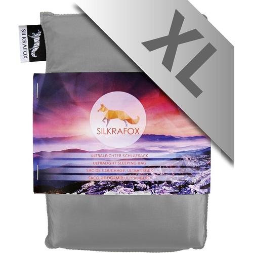 Gris Xl - Sac De Couchage Ultra-Léger, Xl 95cm X 210cm, Le Compagnon Idéal Des Randonnées, Des Voyages Ou Du Camping