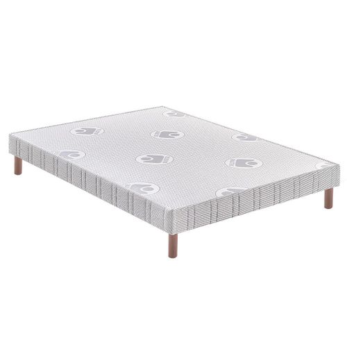 Sommier Tapissier Bultex Confort Ferme + Pieds 140x190