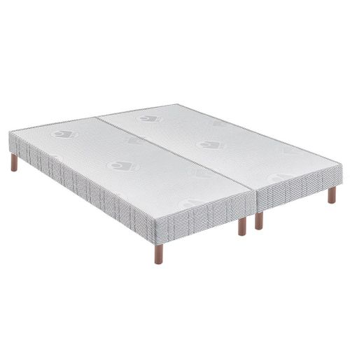 Sommier Tapissier Bultex Confort Ferme + Pieds 2x90x200