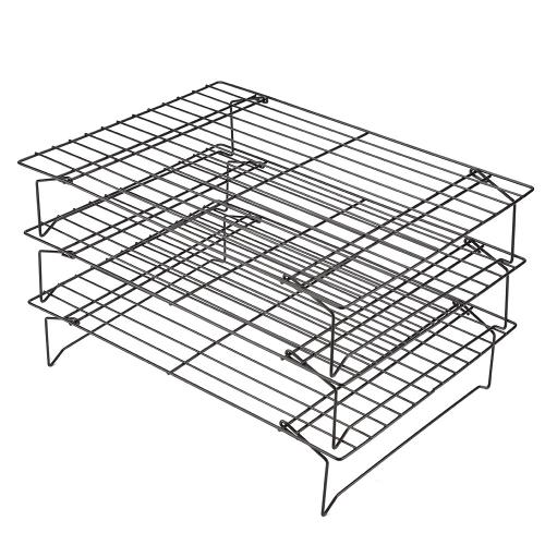 Plateau De Cuisson AntiadhéSif De Gril De Support De Refroidissement D'acier Inoxydable Pour Le Biscuit/GâTeau/Pain