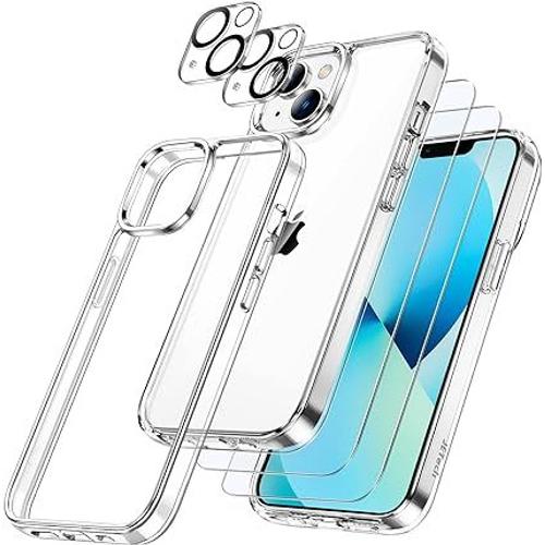 Coque Magsafe Iphone 13 Mini 5.4 Pouces 2 Verres Trempés 1 Protection Camera Ghl Tech