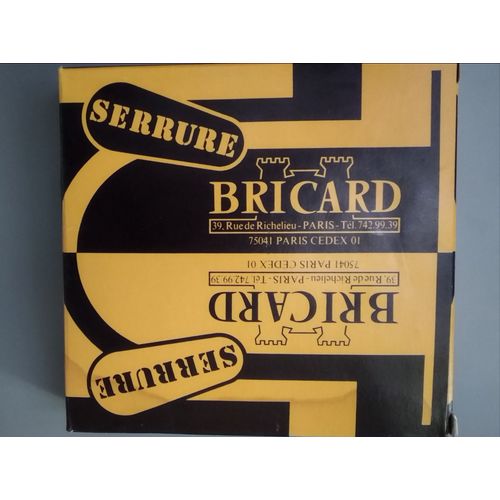 BRICARD Serrure horizontale à mortaiser (ancien modèle)