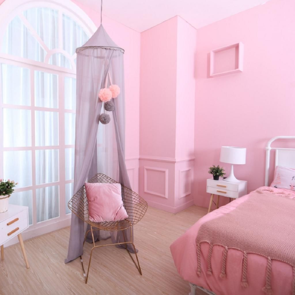 Nordic Ideas Ciel de Lit avec Moustiquaire Bebe Fille Garcon Coton Tente de Lit Cadeau Moustiquaire Decoration Chambre Enfant NTE005 
