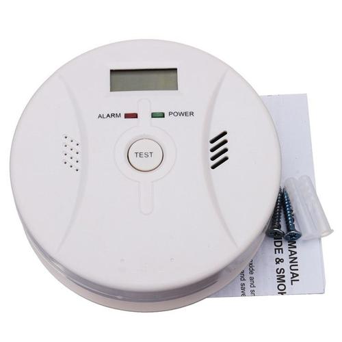 Détecteur de fumée, année batterie alarme incendie détecteur de fumée avec indicateur LED et bouton de silence, (1 pièces) blanc