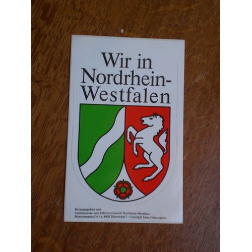 Autocollant Wir In Nordrhein-Westfalen