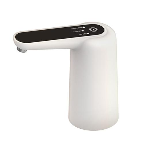 Pompe à bouteille d'eau électrique Maypott pour bouteille de 3 à 5 gallons Testeur de qualité de l'eau TDS intégré Chargement USB Distributeur d'eau potable portable à faible bruit pour le camping en plein air (blanc)