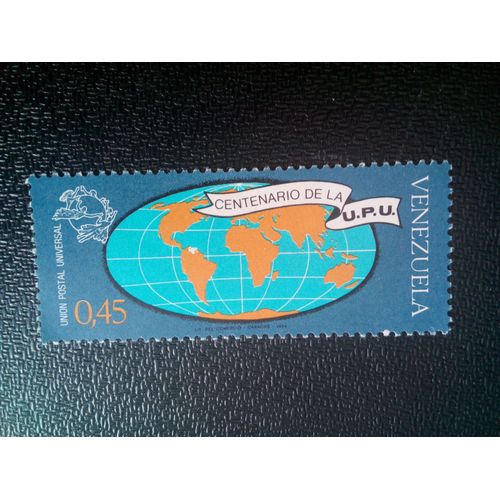 Timbre Venezuela Yt 941 U.P.U. (Union Postale Universelle), Centenaire 1974 ( 50804 )