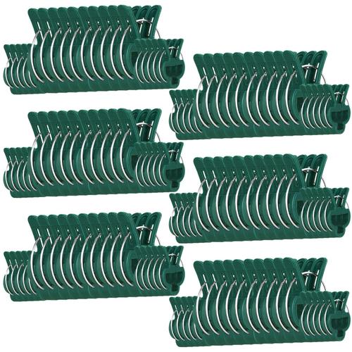 Lot de 120 clips de jardin pour cage à tomates, clips de support pour plantes pour piquets de bambou, plantes grimpantes, vignes, plantes douces et treillis de fleurs pour tiges de plantes, tiges