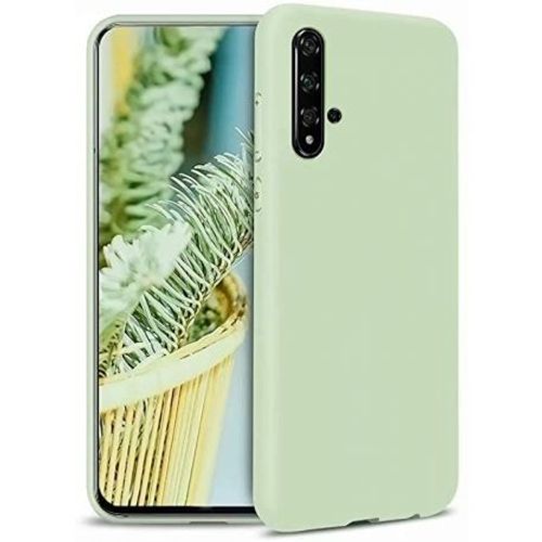 Coque Silicone Gel Pour Honor 20 Verte