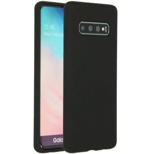 Coque Silicone Gel Pour Samsung S10 Plus Noire