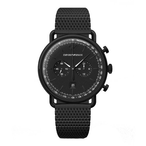 Emporio Armani Ar11264 Homme Montre Black Analogique Métal Nouveau