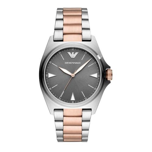 Emporio Armani Ar11256 Homme Montre Silver Analogique Métal Nouveau