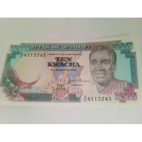 Billet 10 Kwatcha Zambie