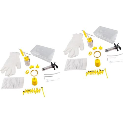 Comme Indiquéx2pcs 2 Ensembles Outil De Remplissage De Frein À Disque Outils D'atelier De Vélo Disque Hydraulique Huile Minérale Freins Hydrauliques Kit De Purge De Frein Vtt Kit Outil De