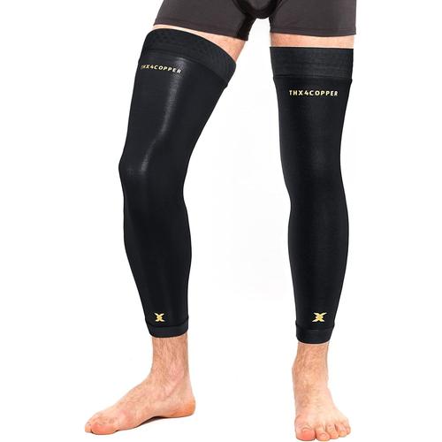 Genouillère Compression Longueur Jambe Entière Manchons Pour Support Cuisse, Genou, Mollet, Jambiere Cycliste Antidérapant Et Chaud(1 Paire)