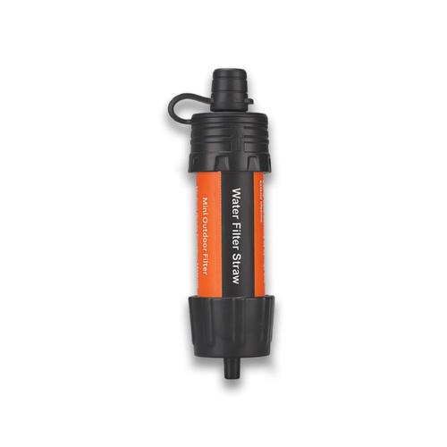 Paille De Filtre À Eau Portable Personnelle Filtration D'urgence Pour Camping, Randonnée, Voyage, Scouting, Chasse, Survie Et Backpacking Gear, Solutions De Filtrage, Y Compris Tuyau (Orange)