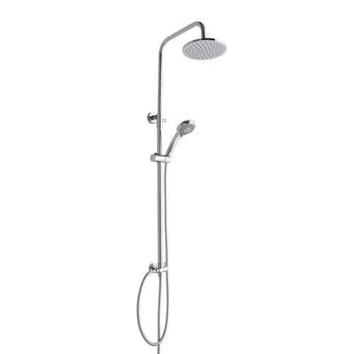 COLONNE DE DOUCHE AVEC DOUCHETTE ET POMMEAU FIXE RONDE