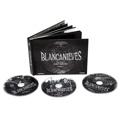 Blancanieves (Blanche-Neige) - Coffret Digipack (Livre) - Import Exclusif Espagne, Muet Et En N&b