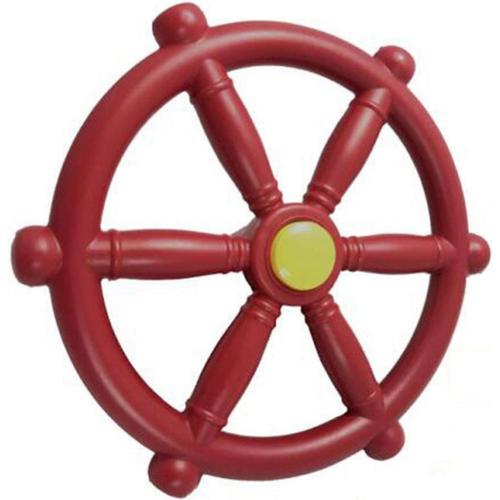 Rouge Roue De Bateau Pirate, Volant D'aire De Jeu Pour, Jouet De Volant Pour, Jouet De Roue Pour Parc D'attractions, Volant De Jeu Pour, Volant Pour Maison De Jeu En Plein Air