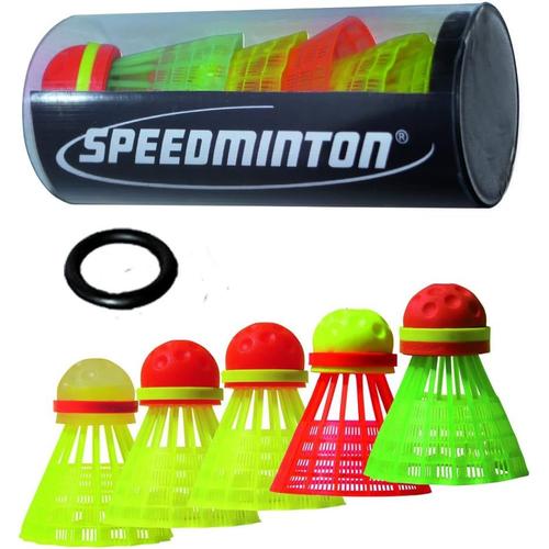 Mélange Lot De 5 Tubes Speeder Mix-Avec 5 Oiseaux Différents Pour Badminton/Crossminton Pour Jeux De Plein Air Unisexe