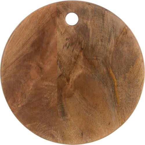 Naturel Planche À Découper - 30 Cm, Planche À Découper En Bois De Manguier Utilisable Comme Planche À Pizza Ou Fromage, Plateau Apéritif En Bois Naturel De Luxe