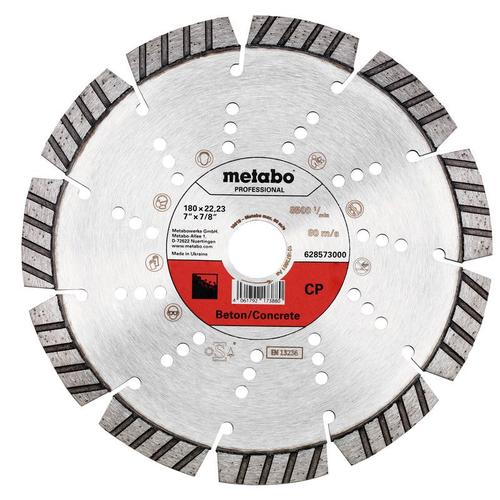 Metabo Meule de tronçonnage diamantée 180x22,23mm, CP, Béton professional - 628573000