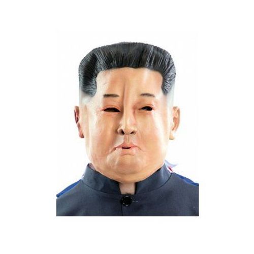 Masque Homme Politique Nord Coreen Kim Jong Un - Masque Latex Deluxe Adulte - Fete, Carnaval, Soiree