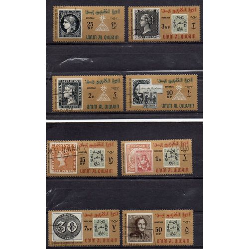 Umm Al Qiwain- Série De 10 Timbres Oblitérés